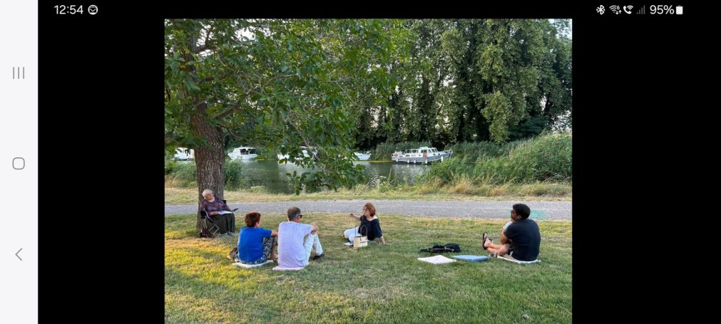 Arrêt sur image, visite estivale à la fraîche
